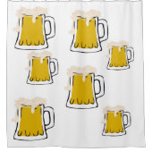 Bier Mok Douchegordijn (Voorkant)