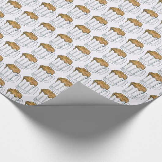 Bier Mok Drink bieren Print Oktoberfest Pub Cadeaupapier (Hoek)