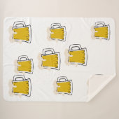 Bier Mok Fleece Deken (Voorkant (horizontaal))