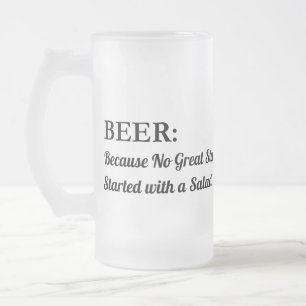 Bier Mok – Grappige Quote Glass Stein