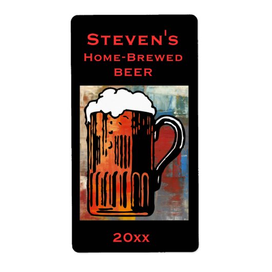 Bier Mok Homelabel Etiket (Voorkant)