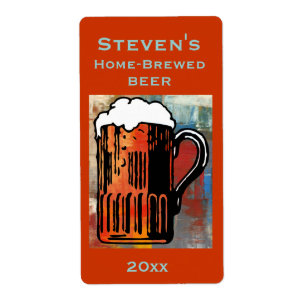 Bier Mok Homelabel Etiket