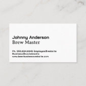 Bier Mok Logo Visitekaartje (Achterkant)