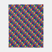 Bier Mok met Santa Hat Christmas Fleece Deken (Voorkant)