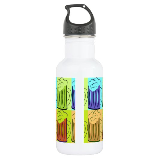 Bier Mok Pop Waterfles (Achterkant)