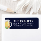 Bier Mok retour adreslabel Etiket (Insitu)