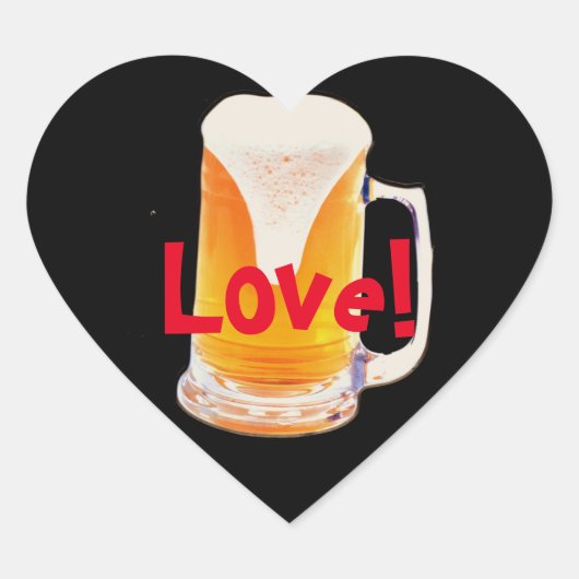Bier Mok Sticker (Voorkant)