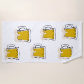 Bier Mok Strandlaken (Voorkant)