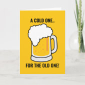 Bier Mok Verjaardag Kaart (Voorkant)