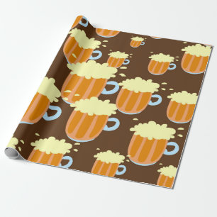 Bier mok vol bier Print Cadeaupapier