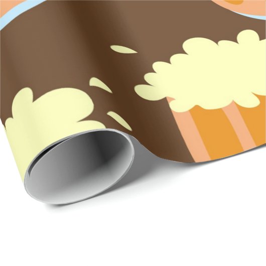 Bier mok vol bier Print Cadeaupapier (Rol Hoek)