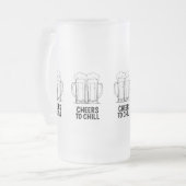 Bier Mokken klinken ontwerp (Voorkant links)