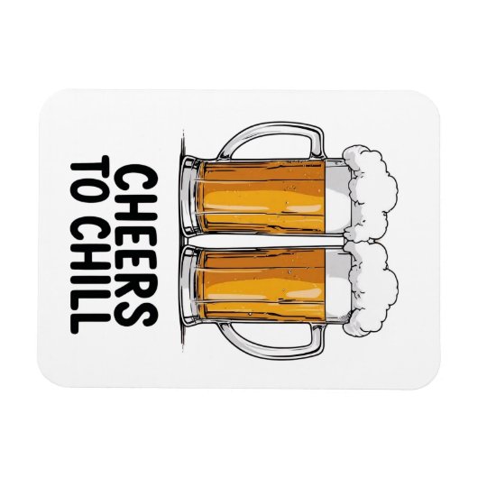 Bier Mokken klinken ontwerp Magneet (Horizontaal)