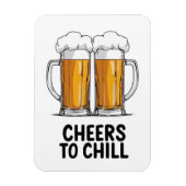 Bier Mokken klinken ontwerp Magneet (Verticaal)