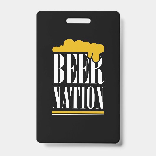 Bier Nation Badge (Voorzijde)