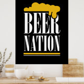 Bier Nation Poster (Keuken)