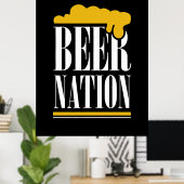 Bier Nation Poster (Thuiskantoor)
