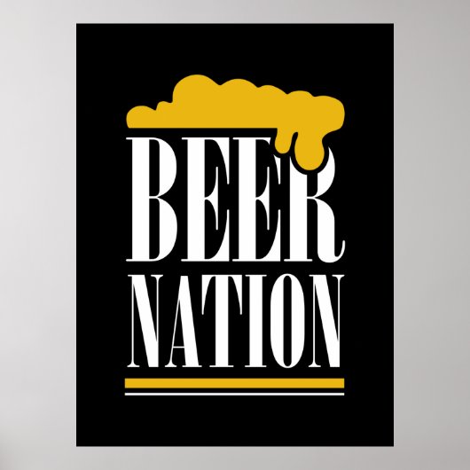 Bier Nation Poster (Voorkant)