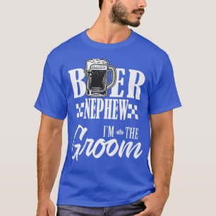 Bier Nephew ik ben de Groom Drink Bers Family Wedd T-shirt