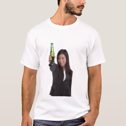 Bier! Niet alleen ontbijt meer T-shirt (Voorkant)