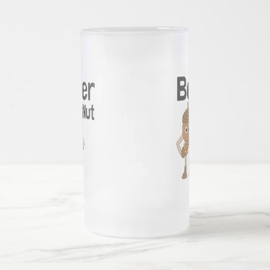 Bier nut Tekst van glas Mok (Center)
