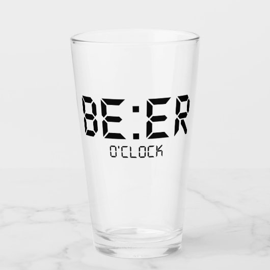Bier O'Clock Octoberfest Glas (Voorkant)
