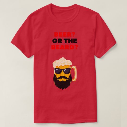 bier of biet 2 t-shirt (Design voorkant)