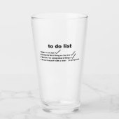 bier om lijst te doen glas (Voorkant)