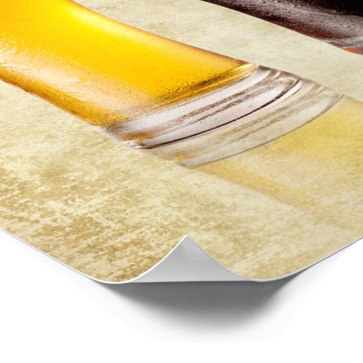 "Bier... omdat... Poster (Hoek)