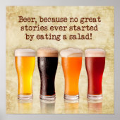 "Bier... omdat... Poster (Voorkant)