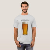 Bier omhoog t-shirt (Voorkant volledig)