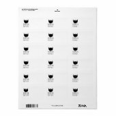 Bier op afspelen, afspeelbalk etiket (Full Sheet)