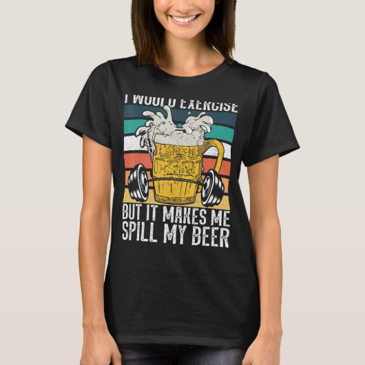 bier op de valdag drink bierbrouwerij drinker t-shirt (Voorkant)