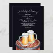 Bier op een uitnodiging van Keg (Voorkant / Achterkant)