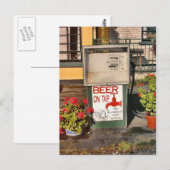 Bier op het Briefkaart van de Kop (Voorkant / Achterkant)