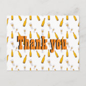 Bier party Bedankt Briefkaart (Voorkant)