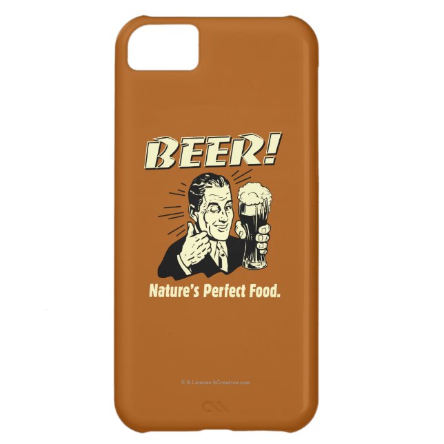 bier: Perfect food van Natuur Case-Mate iPhone Case (Achterkant)