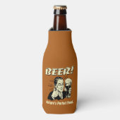 bier: Perfect food van Natuur Flesjeskoeler (Fles Voorkant)