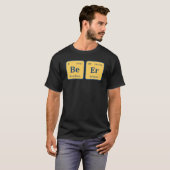 Bier periodiek systeem grappig Bier T-shirt (Voorkant volledig)
