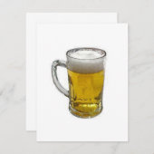 Bier Persoonlijke Uitnodiging - Bier Uitnodigingen (Voorkant / Achterkant)