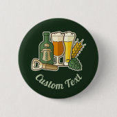 Bier-pictogrammen Button (Voorkant)