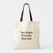 Bier-pictogrammen Canvas tas (Achterkant)