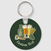 Bier-pictogrammen Sleutelhanger (Voorkant)