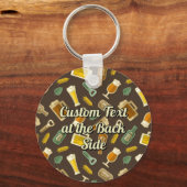 Bier-pictogrammen Sleutelhanger (Achterkant)