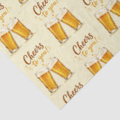 Bier Pint Verjaardag Tissue Papier (Detail)
