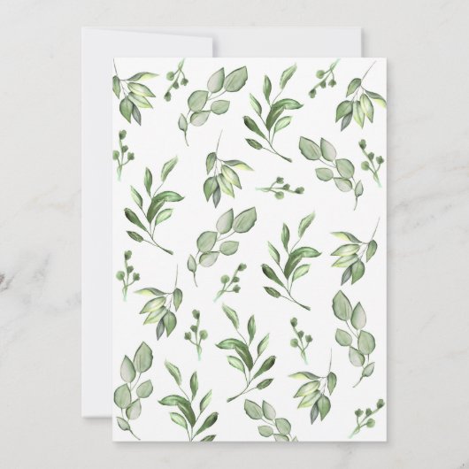 Bier Pizza Luiers Baby shower Pregger Kegger Kaart (Achterkant)