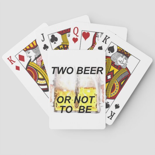 bier pokerkaarten (Achterkant)