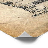 Bier Pomp Patent Poster (Hoek)