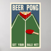 Bier Pong: Haal je ballen nat! Poster (Voorkant)