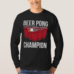 Bier Pong Kampioen I Bier Ping Pong Tafel Tennis T-shirt
